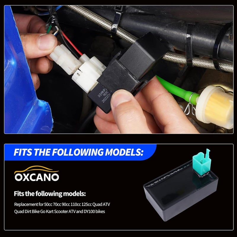 OXCANO 4 Pin DC CDI Box Replacement for 50cc 70cc 90cc 110cc 125cc Quad ATV Quad Dirt Bike Go Kart Scooter ATV - Image 5